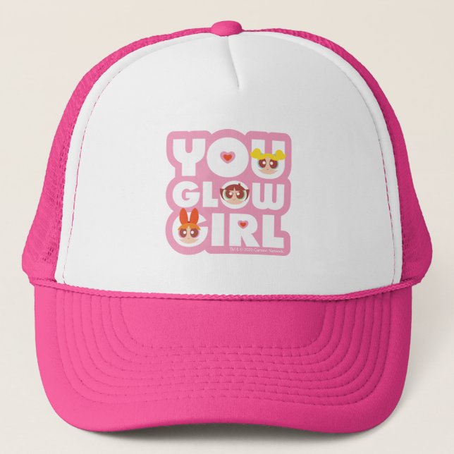 Powerpuff Girls: You Glow Girl Trucker Hat (Front)