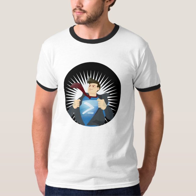 PowerShell SuperHero TShirt (Front)