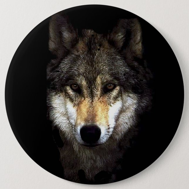 powerwolf 6 cm round badge (Front)