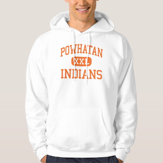 Powhatan - Indians - High - Powhatan Virginia Hoodie (Front)