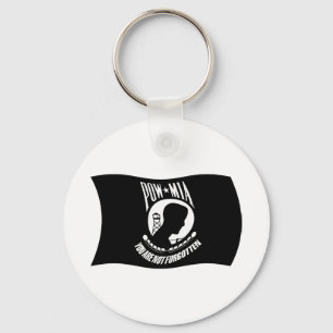 POW's & MIA's Flag Keychain