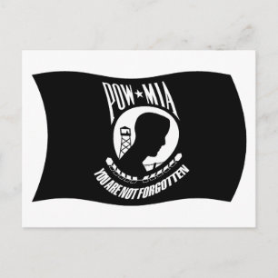 POW's & MIA's Flag Postcard