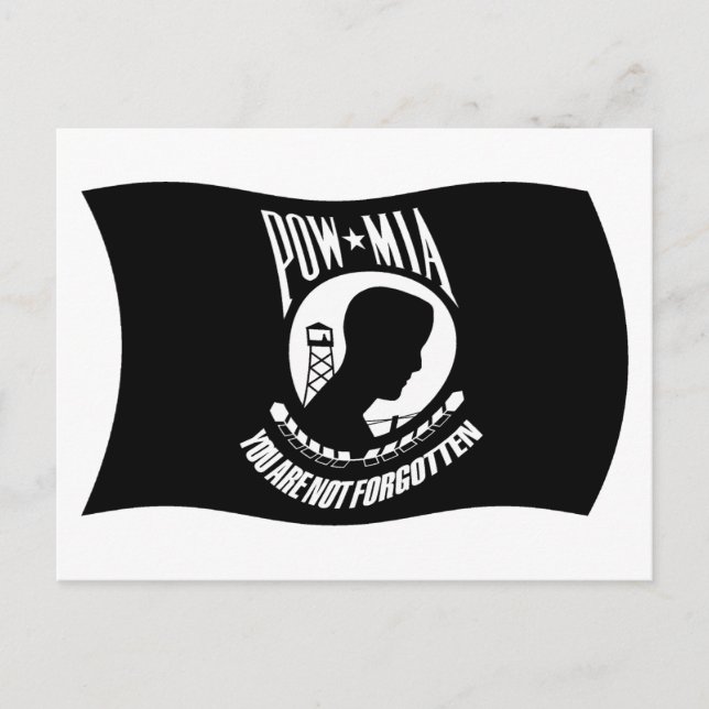 POW's & MIA's Flag Postcard (Front)