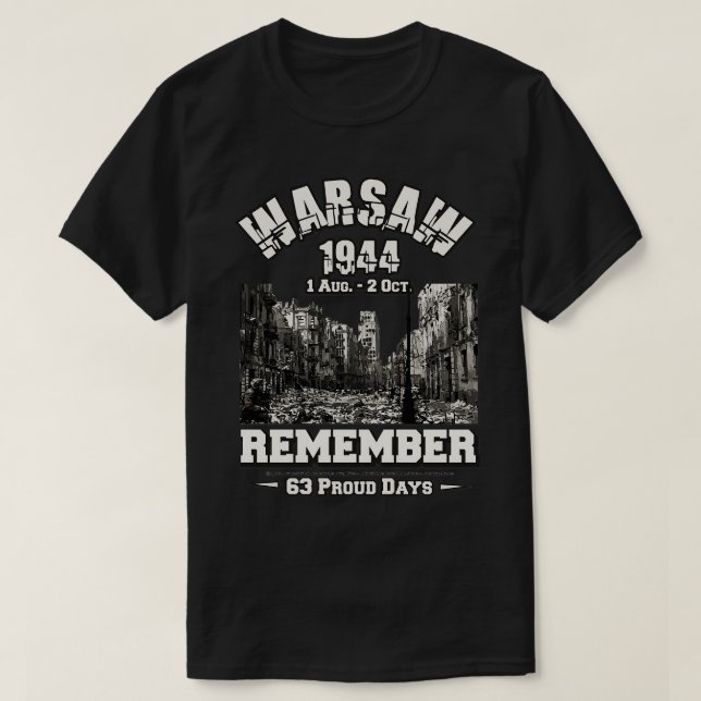 Powstanie warszawskie 1944 T-Shirt (Design Front)