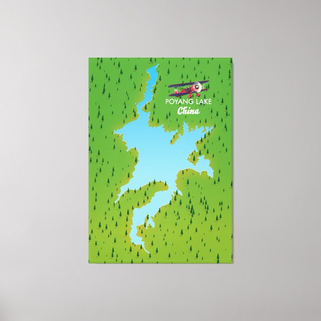 Poyang Lake Canvas Print (Front)