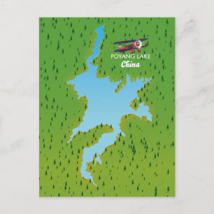 Poyang Lake Invitation Postcard