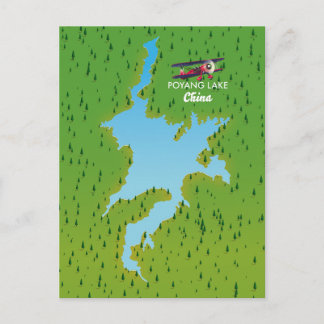 Poyang Lake Invitation Postcard