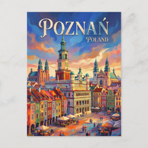 Poznań Poland Postcard