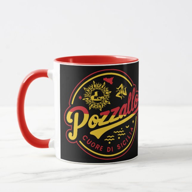 Pozzallo Cuore di Sicilia  Mug (Left)