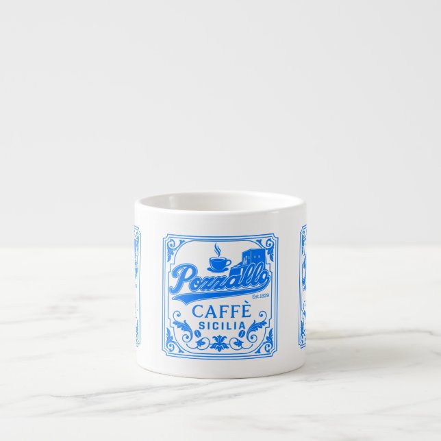 Pozzallo Sicilia  Espresso Cup (Front)