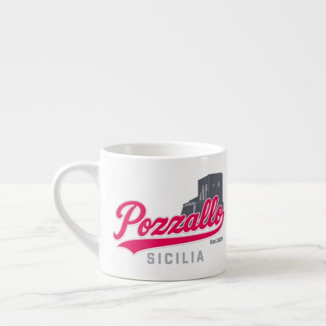 Pozzallo Sicilia Torre Cabrera  Espresso Cup (Pozzallo Sicilia Torre Cabrera Espresso Cup )