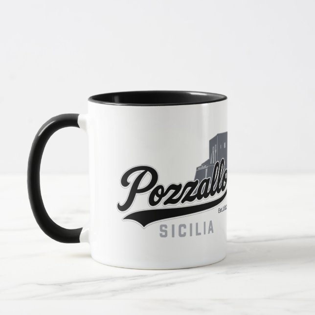 Pozzallo Sicilia Torre Cabrera Mug  (Left)