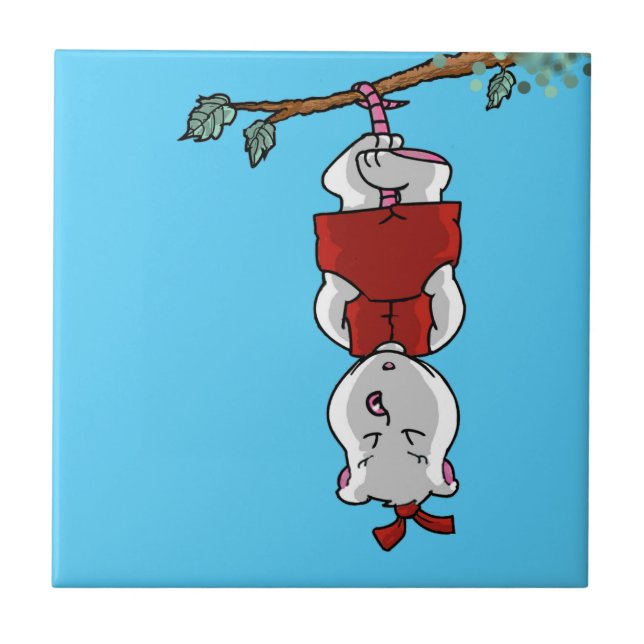 Pozzum | Hanging Upside Down Tile (Front)