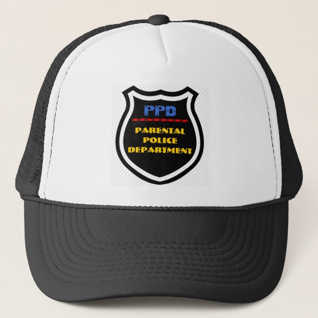 PPD - Parental Police Department Badge Cap (Front)