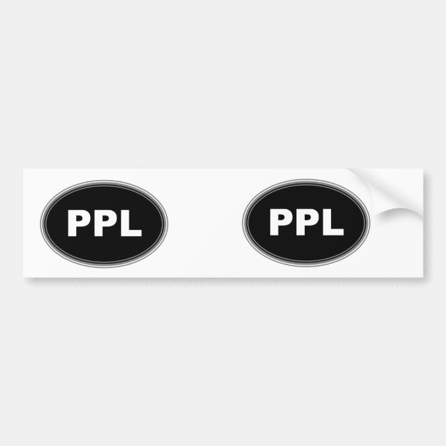 PPL BUMPER STICKER (Front)