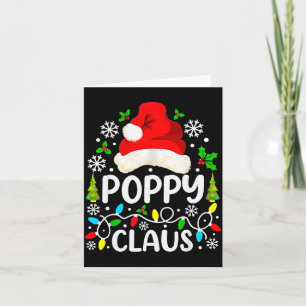 Ppy Claus Funny Christmas Family Matching  Card
