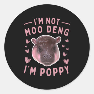 Ppy New Baby Pygmy Hip At Metro Richmond Zoo V _1  Classic Round Sticker