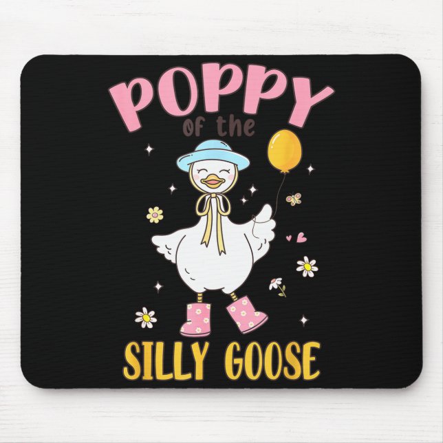 Ppy Of The Silly Goose First Birthday Family Match Mouse Mat (Front)