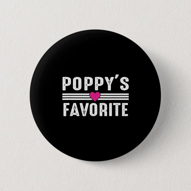 Ppy's Favorite  6 Cm Round Badge (Front)