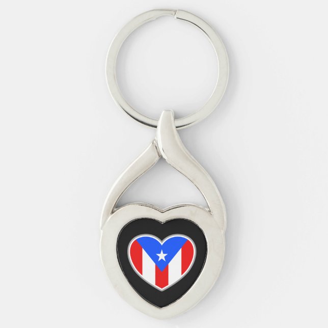 PR Heart Keychain (Front)