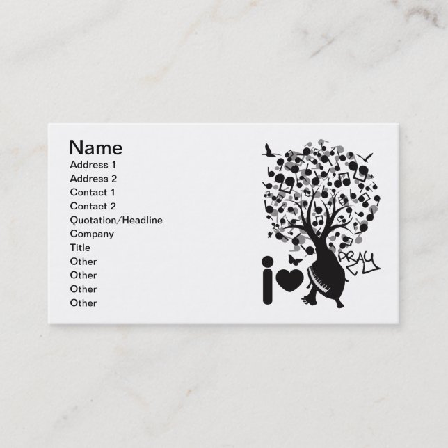 PR(L)AY BUSINESS CARD (Front)