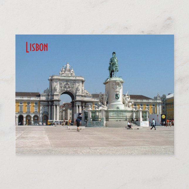 Praca do Comercio Postcard (Front)
