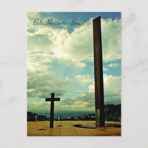Praça do papa, Belo Horizonte, Brazil Postcard