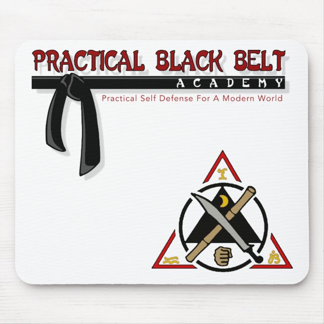 Practical Black Belt/Kali Mousepad (Front)