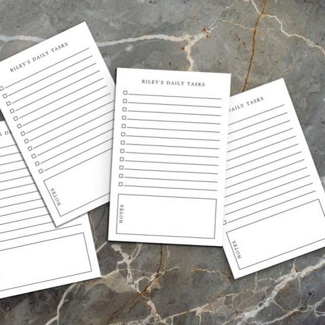 Practical Daily Tasks & Notes Add Name (Creator Uploaded)