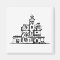 Practical Magic House Magnet