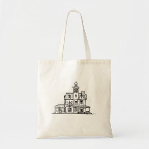 Practical Magic House Sketch Tote Bag