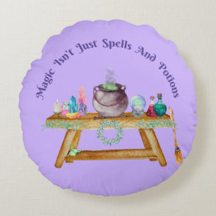 Practical Magic Quote - Double Sided Round Cushion