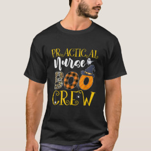 Practical Nurse Leopard Nursing Halloween Costume T-Shirt