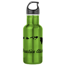 Practice Aloha Water Bottle
