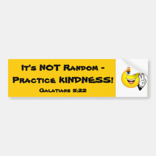 Practice Kindness Bumper Sticker