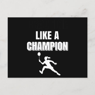 Practice Like a Champion Postcard