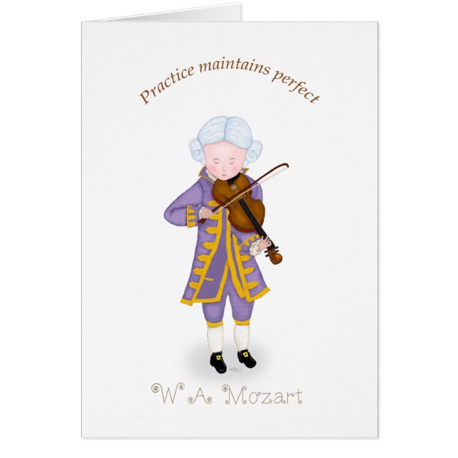 Practice Maintains Perfect (Violin) (Front)