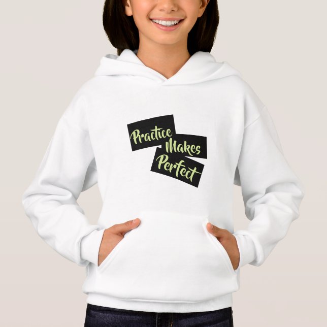 Practice makes perfect - girls t-shirt (Front)