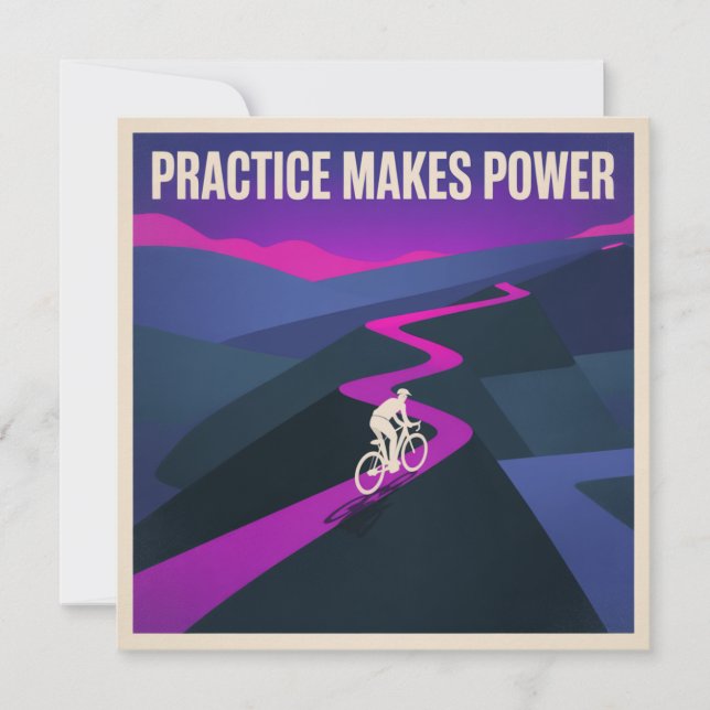 Practice Makes Power Card (Front)