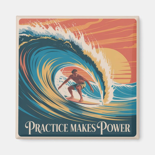 Practice Makes Power Magnet (Front)