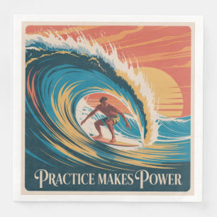 Practice Makes Power Napkin