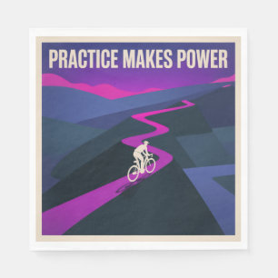 Practice Makes Power Napkin