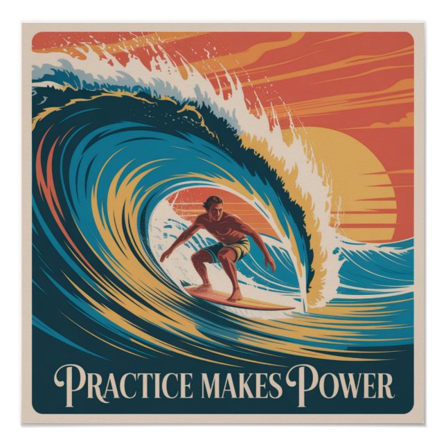 Practice Makes Power Poster (Front)