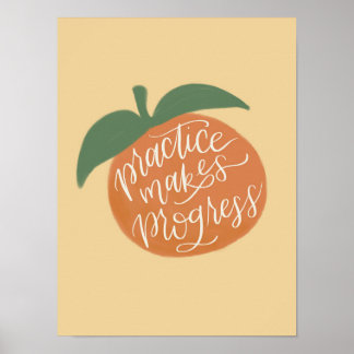 Practice Makes Progress poster