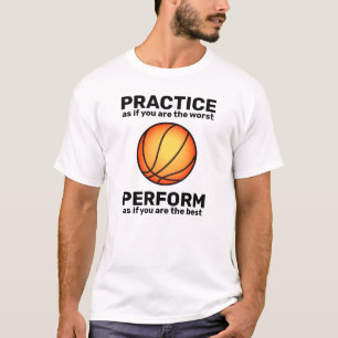 Practice / Perform [sports] Basket ball Icon T-Shi T-Shirt