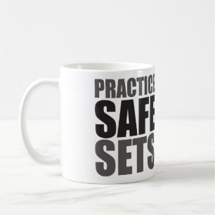 Practice Safe Sets - Lifting Gym Meme Coffee Mug