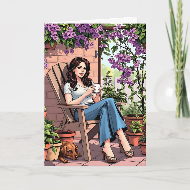 Practice some Self Love in this Crazy World Card (Front)