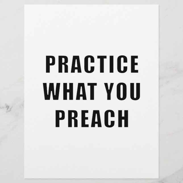 Practice What You Preach (Front)
