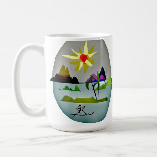 PracticeLove Latte Mug design by David Flynn (Left)
