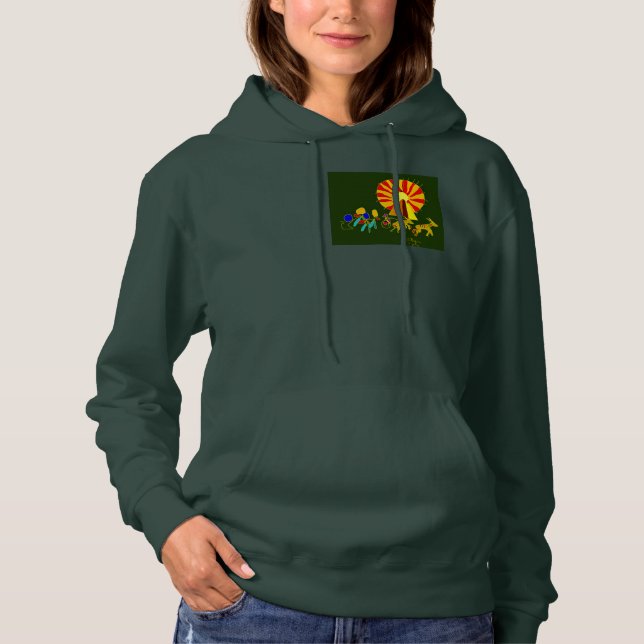 PracticeLoveWomen'sHoodie Hoodie (Front)